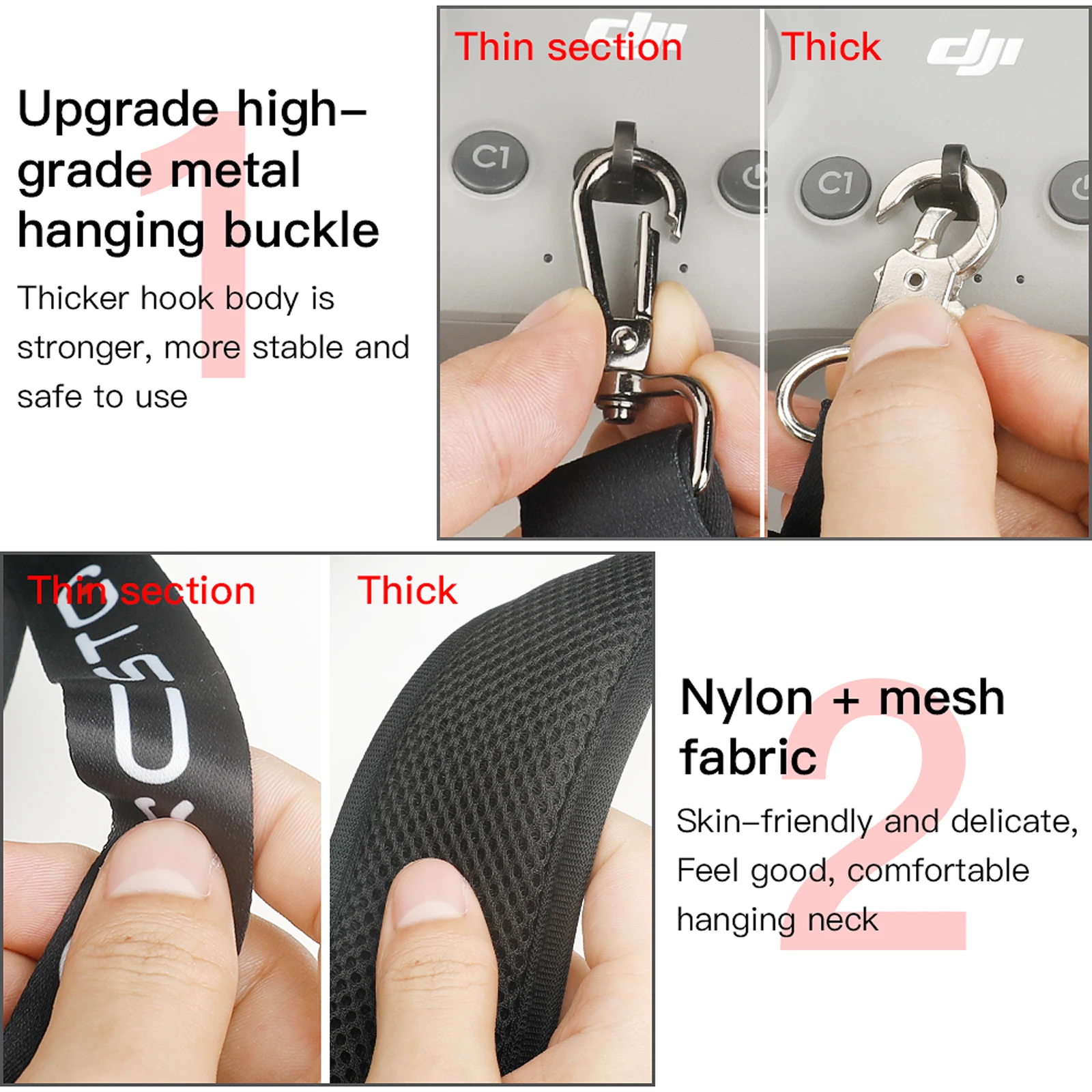 ل DJI Avata الطائرة بدون طيار  - مراجعة Drone Remote Controller Lanyard وسعره