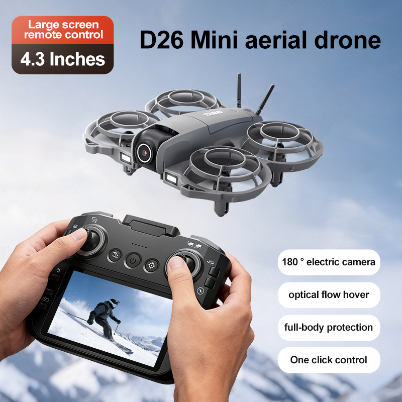 طائرة بدون طيار D26 بدقة 4K لل - مراجعة Drone Controller Screen وسعره