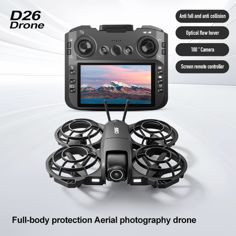 طائرة بدون طيار D26 بدقة 4K لل - مراجعة Drone Controller Screen وسعره