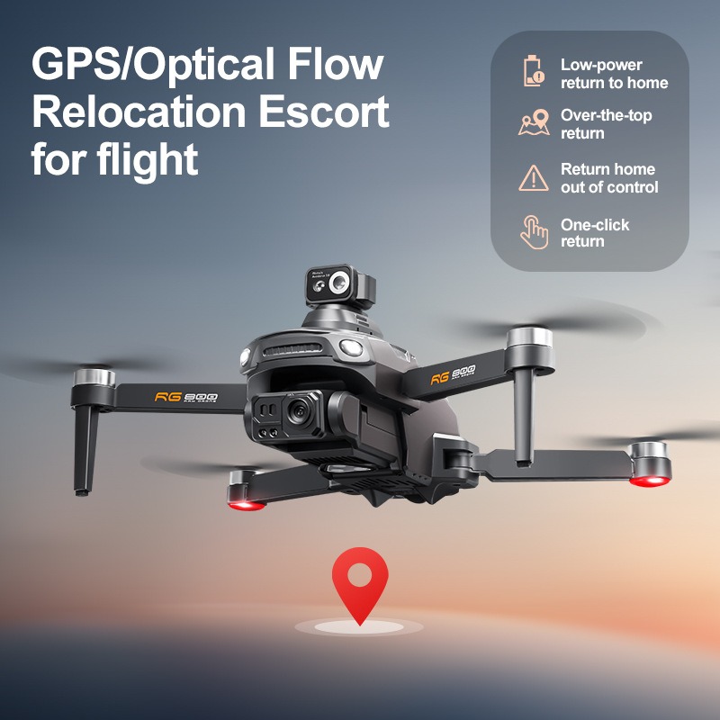 طائرة بدون طيار RG800 MAX جديد - مراجعة Drone Controller Screen وسعره