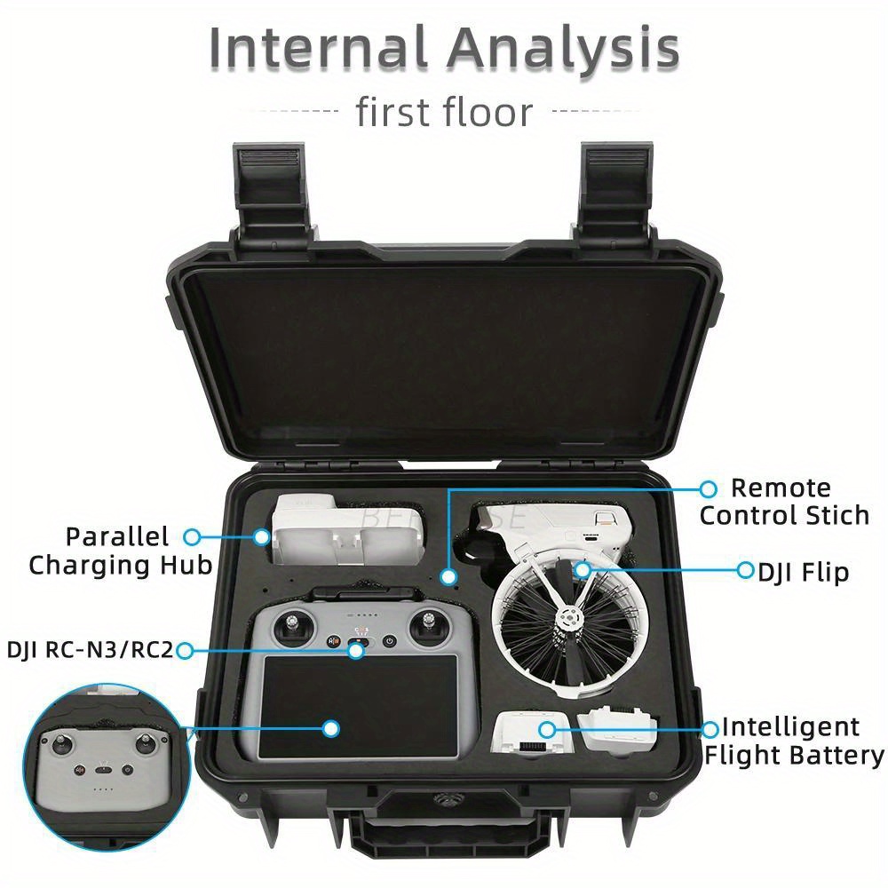 حقيبة تخزين صلبة لـ DJI Flip،  - مراجعة Drone Carrying Case وسعره
