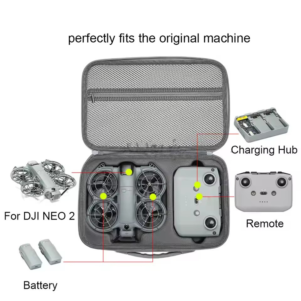 حقيبة تخزين لـ DJI Neo 2، حقيب - مراجعة Drone Carrying Case وسعره
