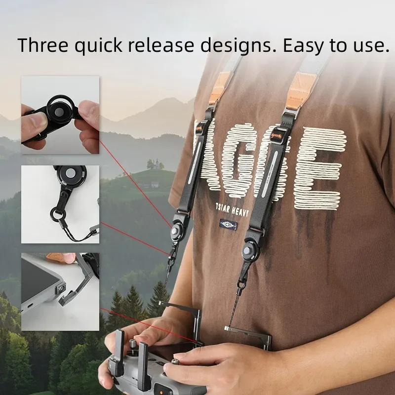 حزام رقبة ذاتي التوازن لجهاز ا - مراجعة Drone Remote Controller Lanyard وسعره