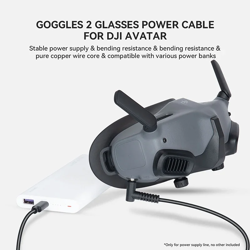 كابل شحن لـ DJI Goggles 2 / Gl - مراجعة Drone Power Bank وسعره
