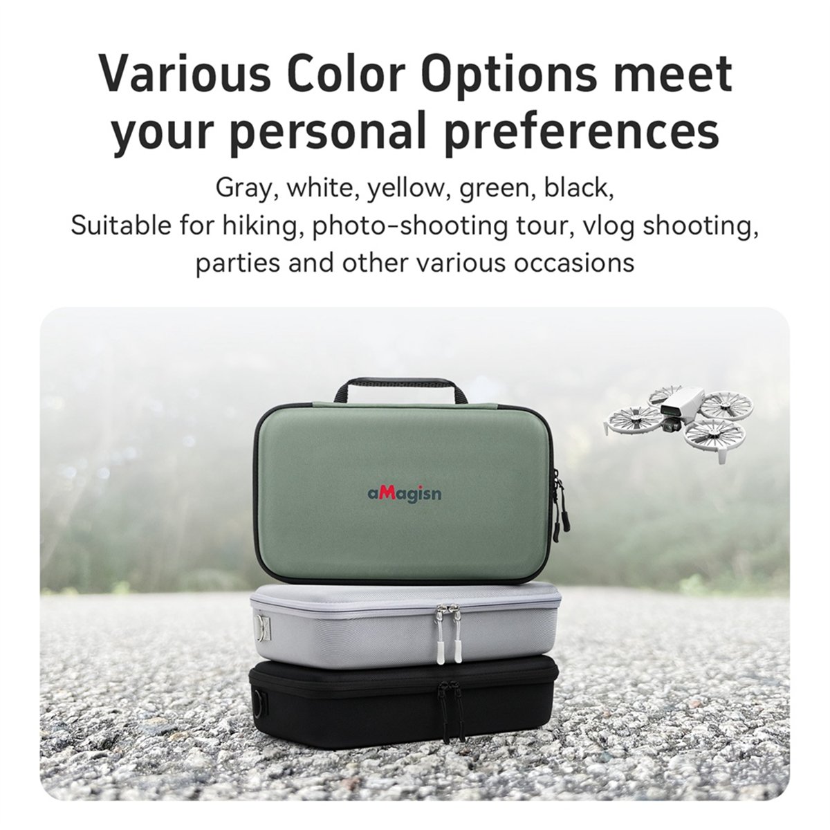 M85K حقيبة حمل محمولة لطائرة F - مراجعة Drone Carrying Case وسعره