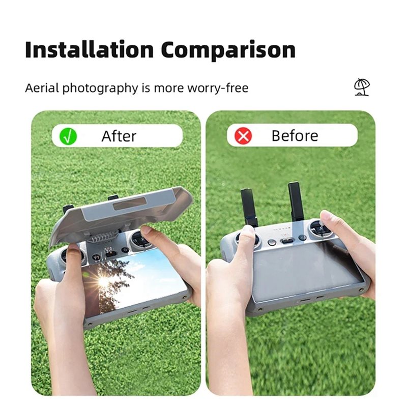 واقي شمس Y14A لجهاز التحكم عن  - مراجعة Drone Sun Shade وسعره